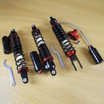 Solidspare FRONT + REAR AIR SHOCKS ABSORBERS 425mm 485mm FOR YAMAHA YFZ450 2006-2012 US