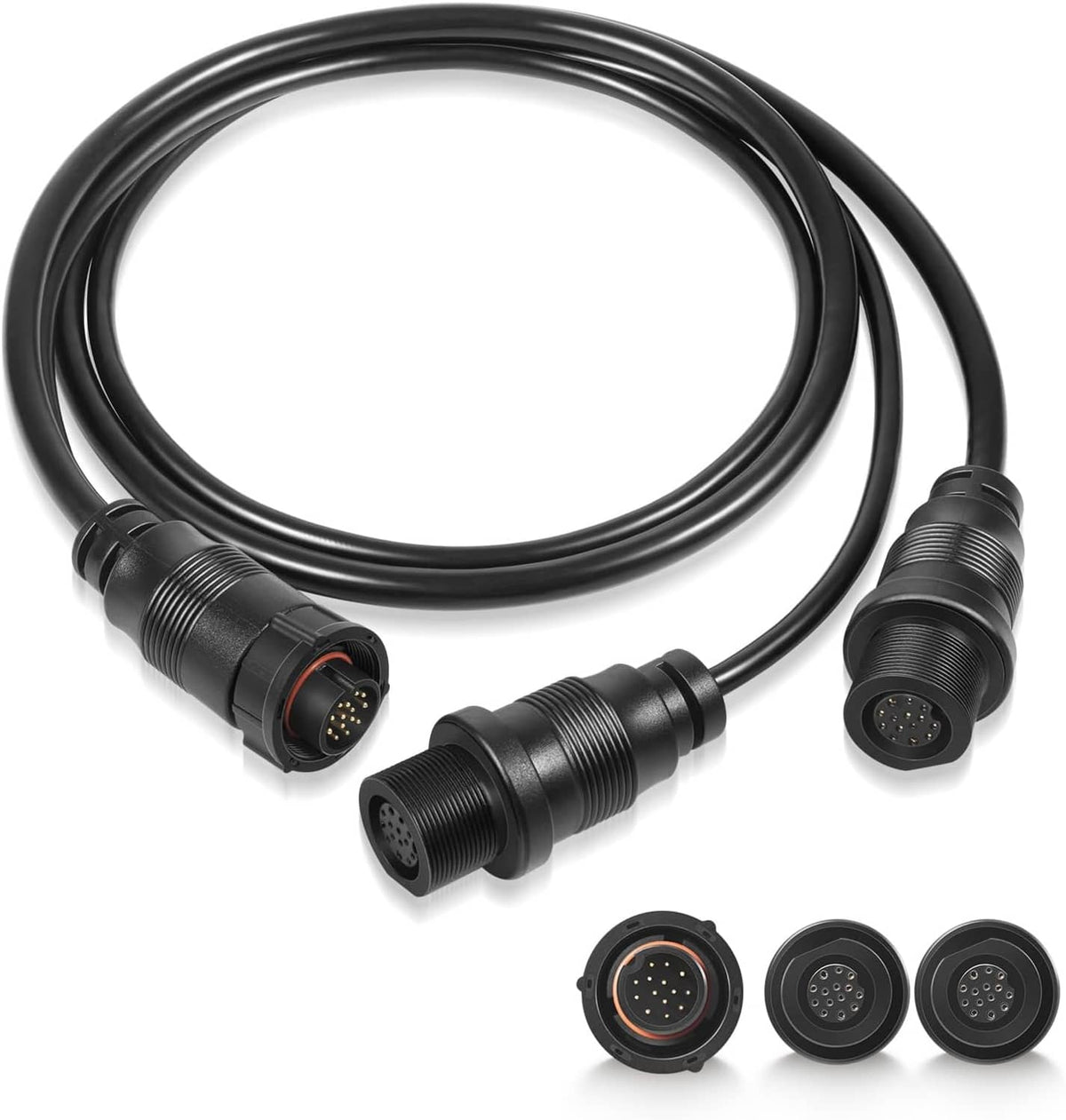 Solidspare 14 M ID SIDB Y Splitter Cable 720111-1 for Humminbird SOLIX/APEX/XPLORE 30-Inch