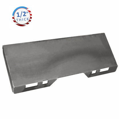 Solidspare Conversion Adapter Latch Box & 1/2" Mount Plate for Skid Steer Quick Tach Attach