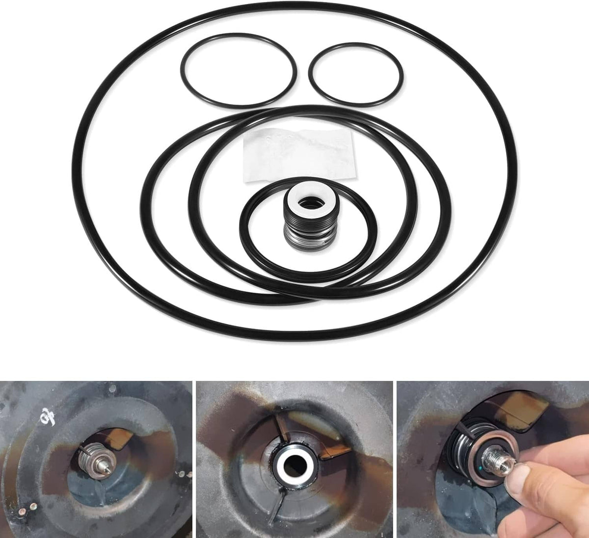 Solidspare Replaces PS-200 Shaft Seal & O-Ring Rebuild Kit for Pac Fab Challenger GO-KIT5