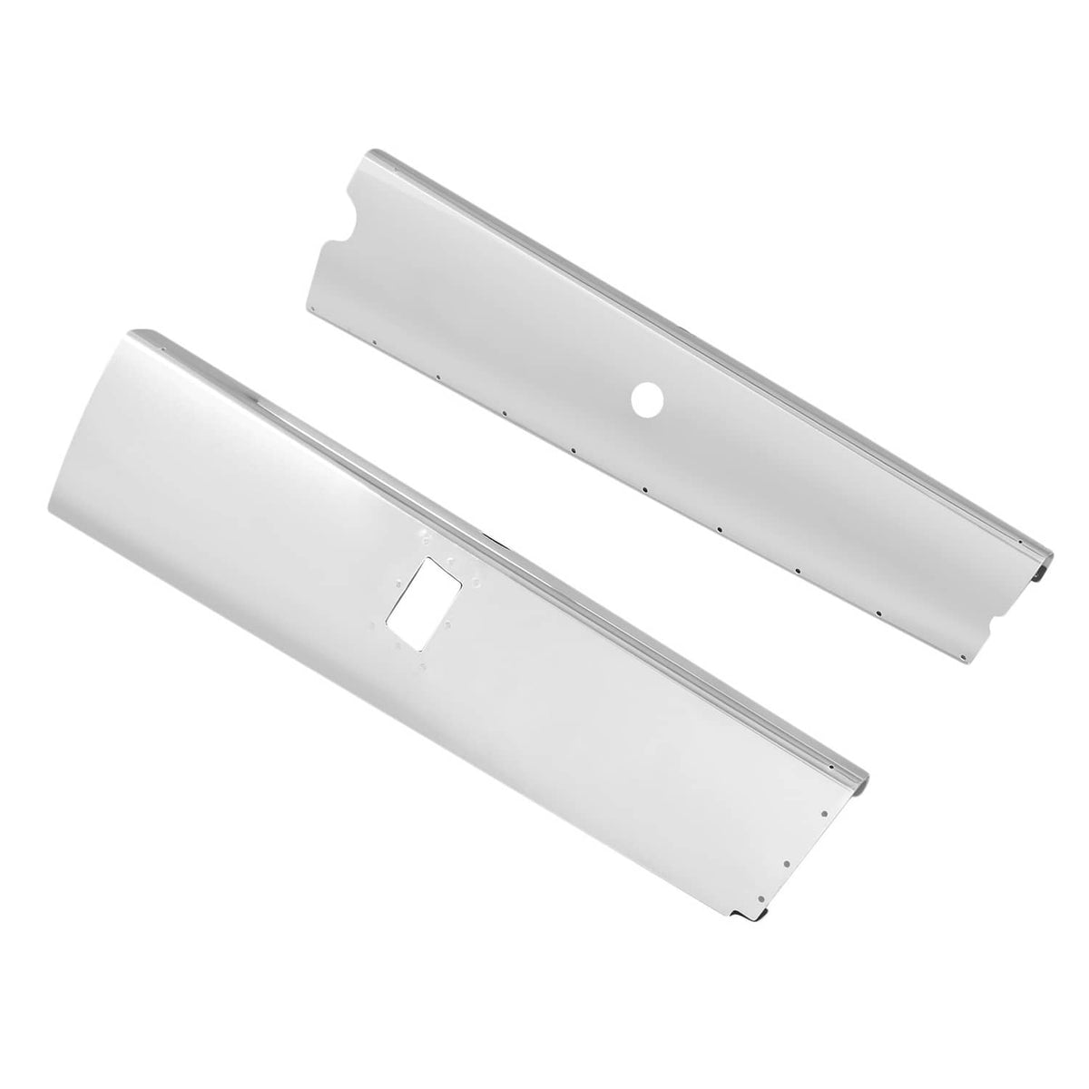 Solidspare Main Gear Leg Fairing LH+RH For Cessna 182Q 182R Aluminum Polishing Silvery