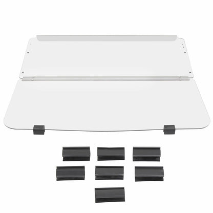 Solidspare For Club Car DS 1982-2000.5 Clear Fold Golf Cart Folding Windshield Windscreen