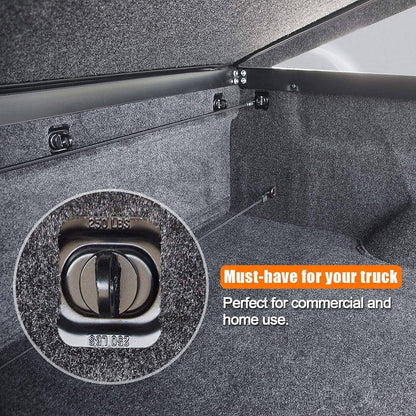 Solidspare Black Truck Bed Cargo Tie Down Loop Kit 23146899 For Sliverado Sierra Colorado