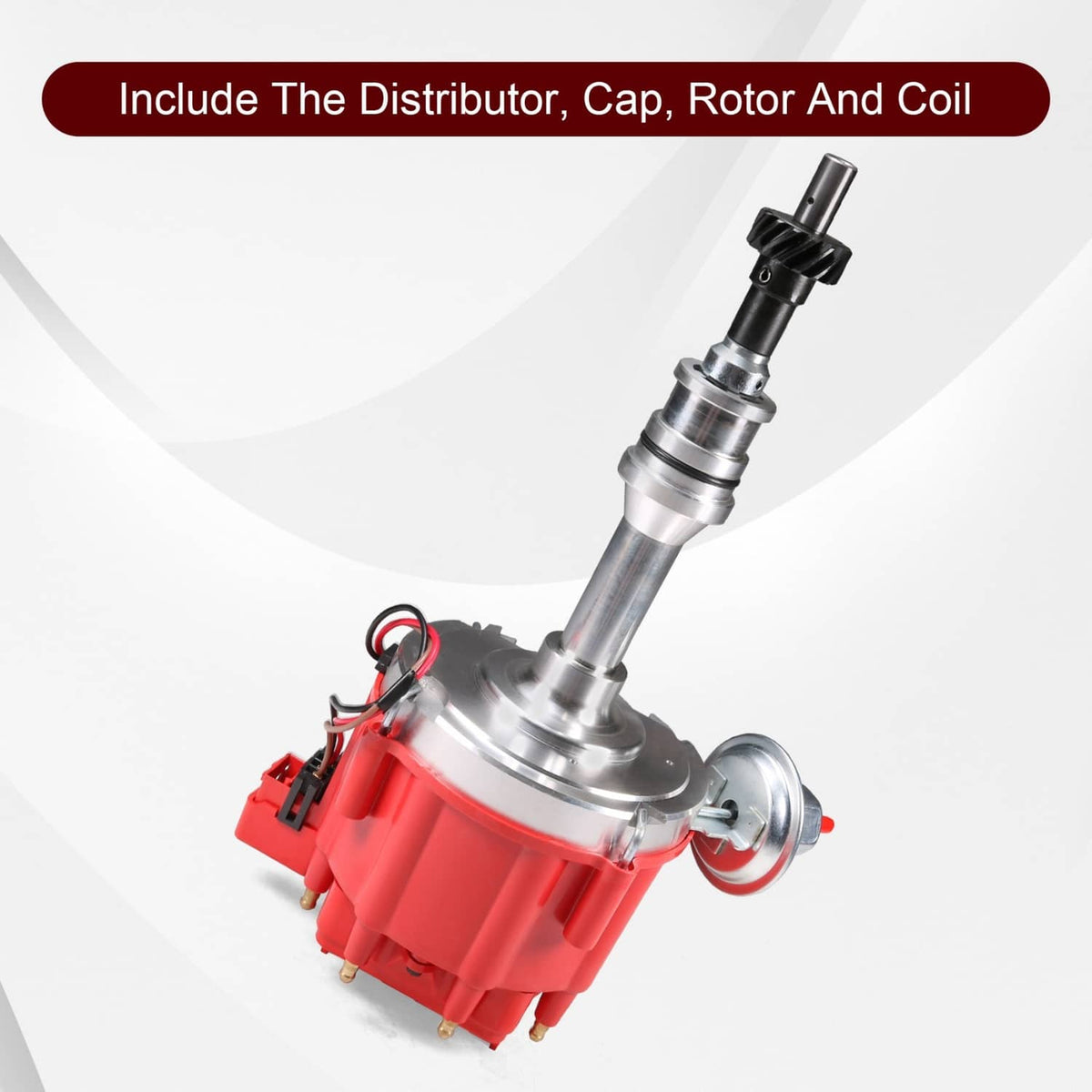 Solidspare HEI Distributor For Ford 429 400 460 351C 351M W/ Module 65,000 KV Coil 7500 RPM