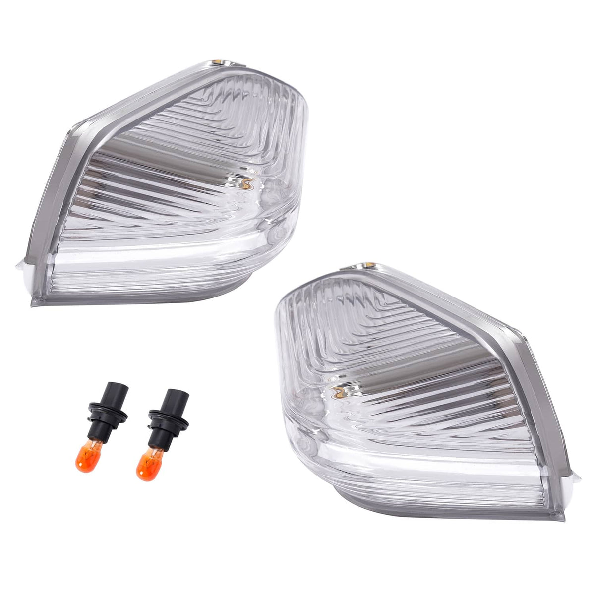Solid Spare Pair Side Mirror Indicator Light w/Bulb For Mercedes Benz Sprinter W906 2006-21