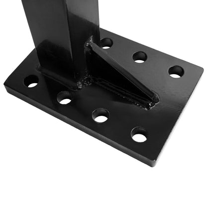 Solidspare Hook Mounting Plate 3-Position 8 Hole For 2 Inch Receiver Hitch 20000LBS