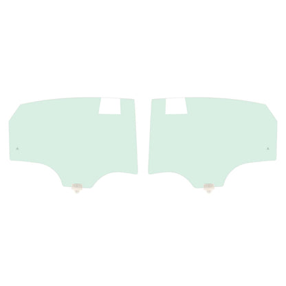 Solid Spare For 2019-2024 Kia Forte Sedan Rear Side Door Window Glass Tempered Glass LH&RH