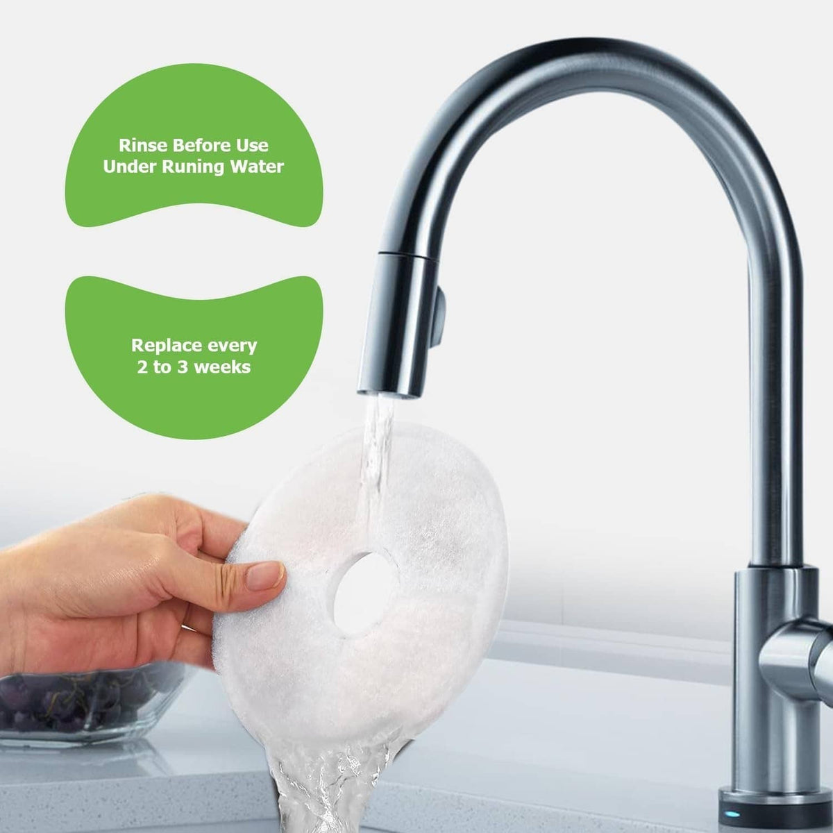 Solid Spare 12x Pet Water Fountain Replacement Filters for Catit Cat Dog Drinking Flower