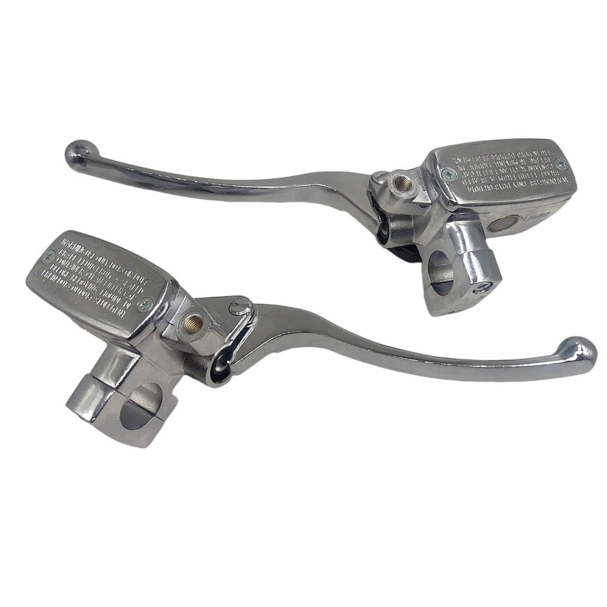 Solidspare US Chrome Brake Master Cylinder Clutch Levers for Suzuki Intruder 800 1400 1500