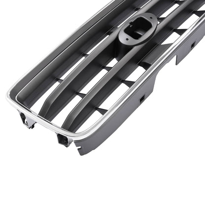Solid Spare For Subaru Forester 2003-2005 Front Chrome Shell w/ Gray Insert Grille Grill