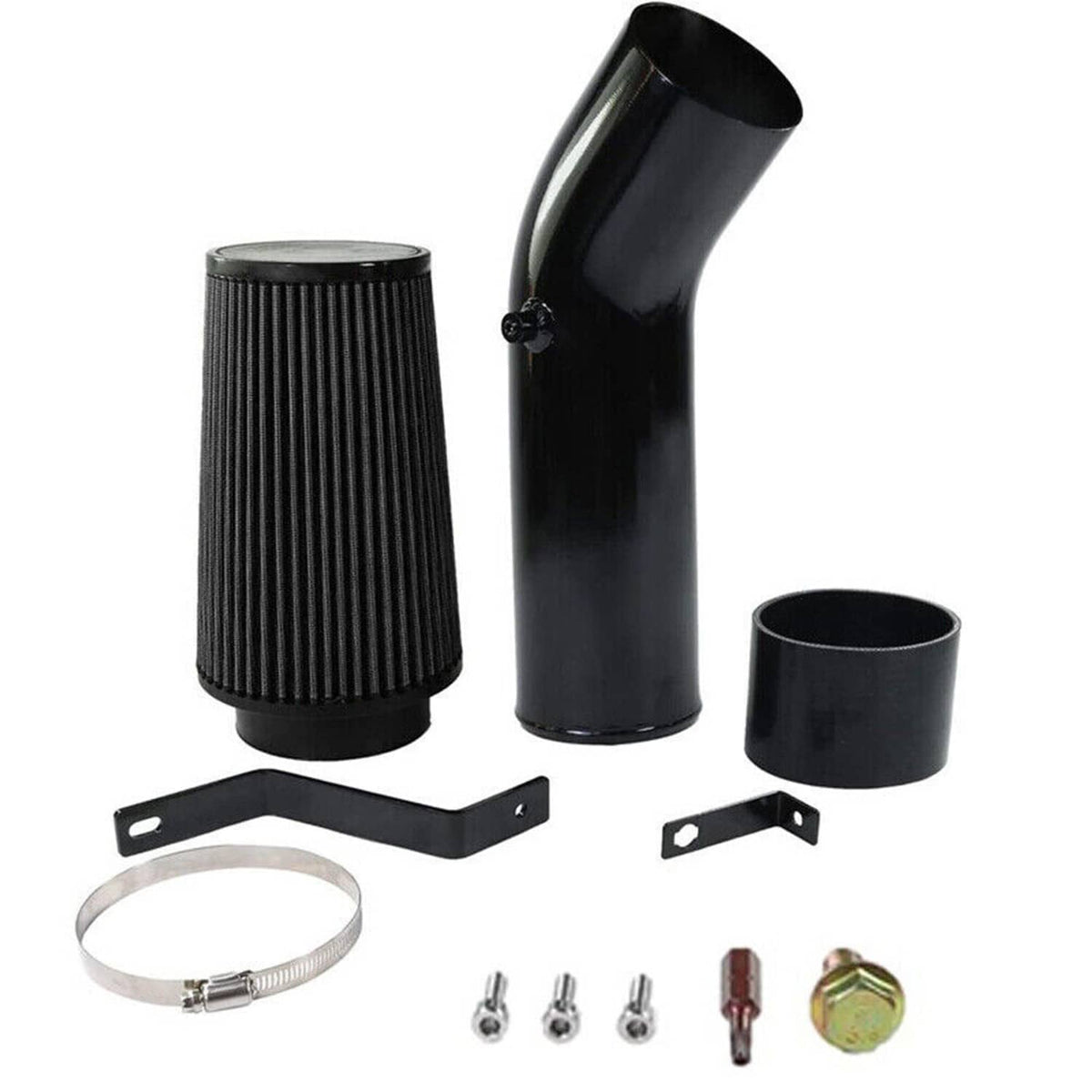 Solidspare Black Cold Air Intake Tube &Filter For 1999-2003 Ford F250 F350 F450 7.3L Diesel