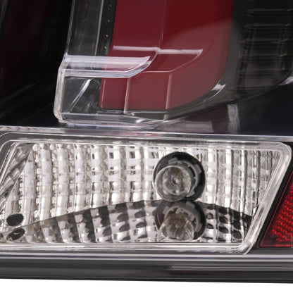 Solid Spare For Ford Mustang 2005-2009 Clear Lens LED Tail Lights Rear Brake Lamps Set 05-09