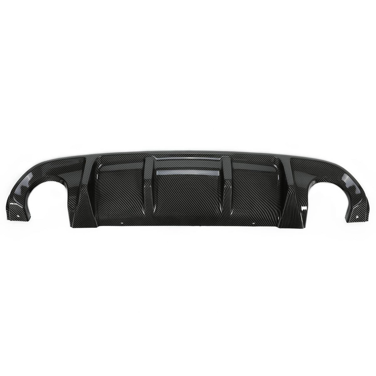 Solid Spare Rear Lip For 2014-2017 Infiniti Q50 Bumper Diffuser Wing Carbon Fiber Style