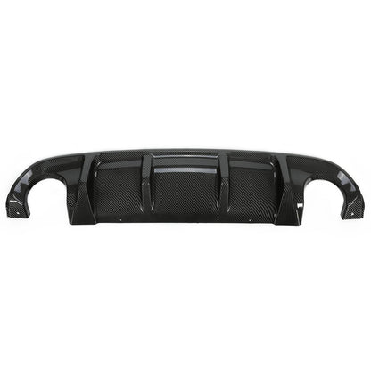 Solid Spare Rear Lip For 2014-2017 Infiniti Q50 Bumper Diffuser Wing Carbon Fiber Style