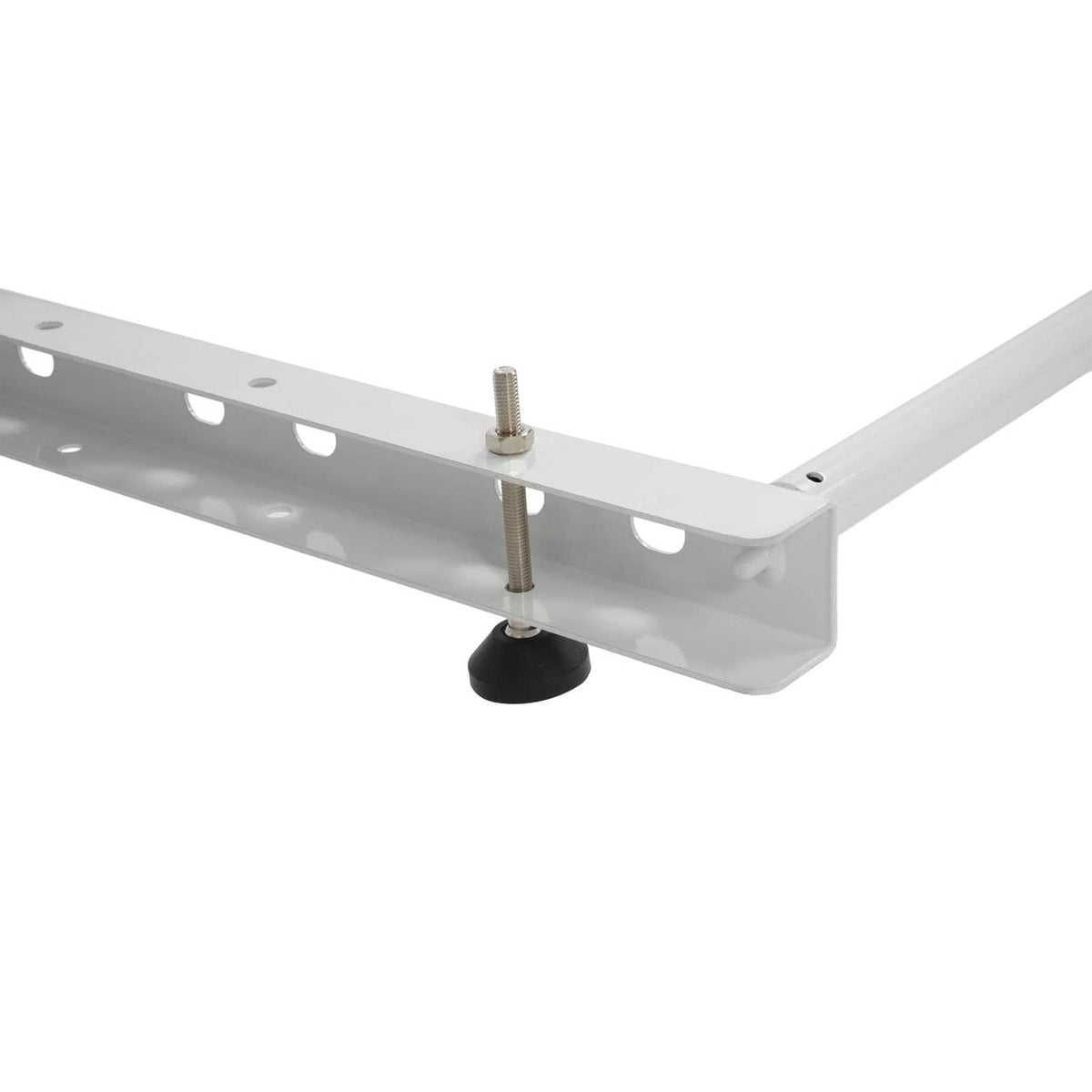Solid Spare 750 lbs Roof Ladder Rack W/Cargo Roller For Chevy Express Savana 2500/3500 96-23
