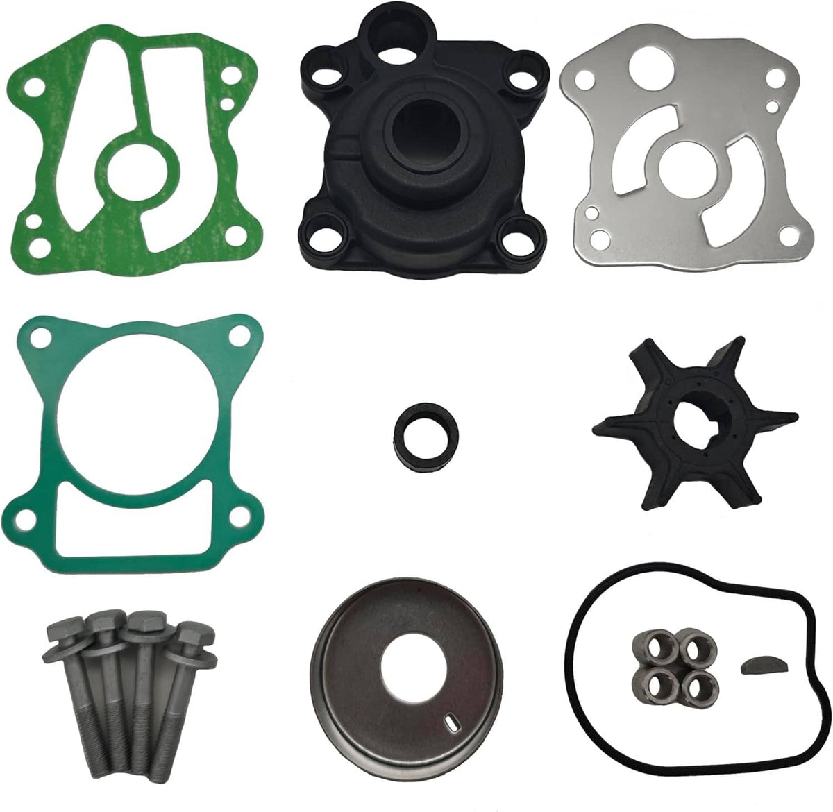 Solid Spare 06193-ZV7-020 Honda Complete Water Pump Rebuild Kit for BF25 and BF30