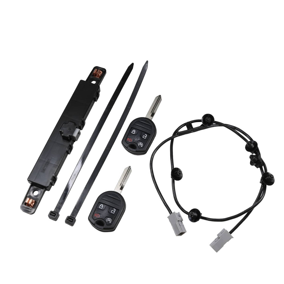 Solidspare BC3Z-19G364-A Remote Car Start RPO Kit with 2 Keys for 2011-2014 Ford F-150 F150