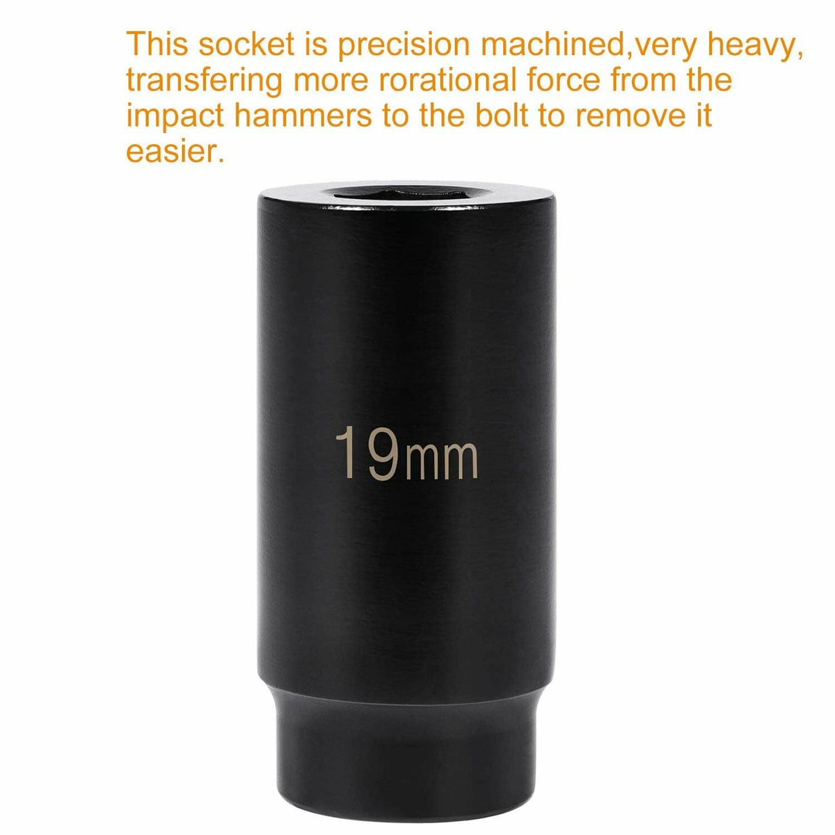 Solid Spare 19mm Harmonic Balancer Socket Tool for Hex Pulley Damper Bolt Honda Engine