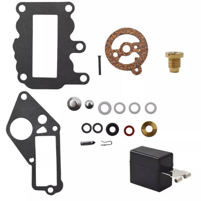 Solid Spare Carburetor Repair/Rebuild Kit for Johnson Evinrude Carb 382048 9.5 hp 1964-1973