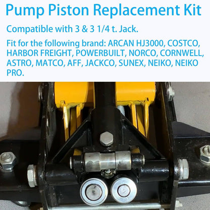 Solid Spare Floor Jack Low Side Pump Piston Kit for Harbor Freight / Costco / Arcan / Matco