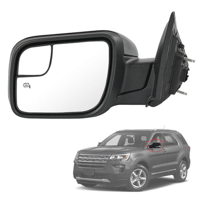 Solidspare Driver Side Heated Mirror w/ Puddle Light Power 7Pin For 2016-2019 Ford Explorer