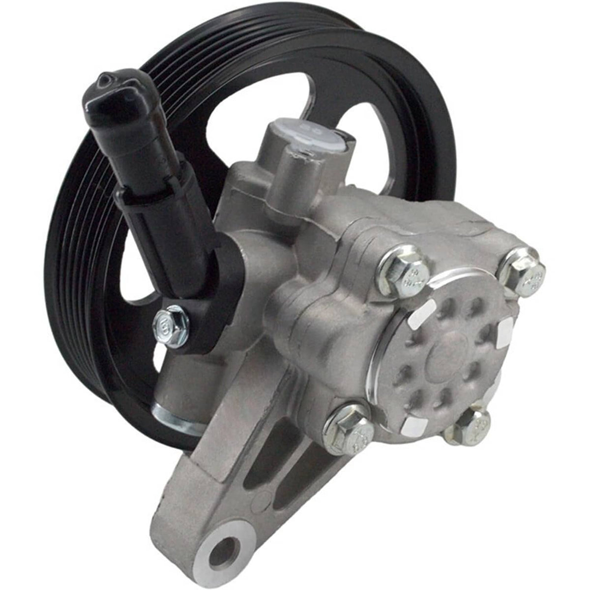 Solidspare Black Power Steering Pump for Acura MDX 07-13 Honda Odyssey 05-10 Pilot 05-08