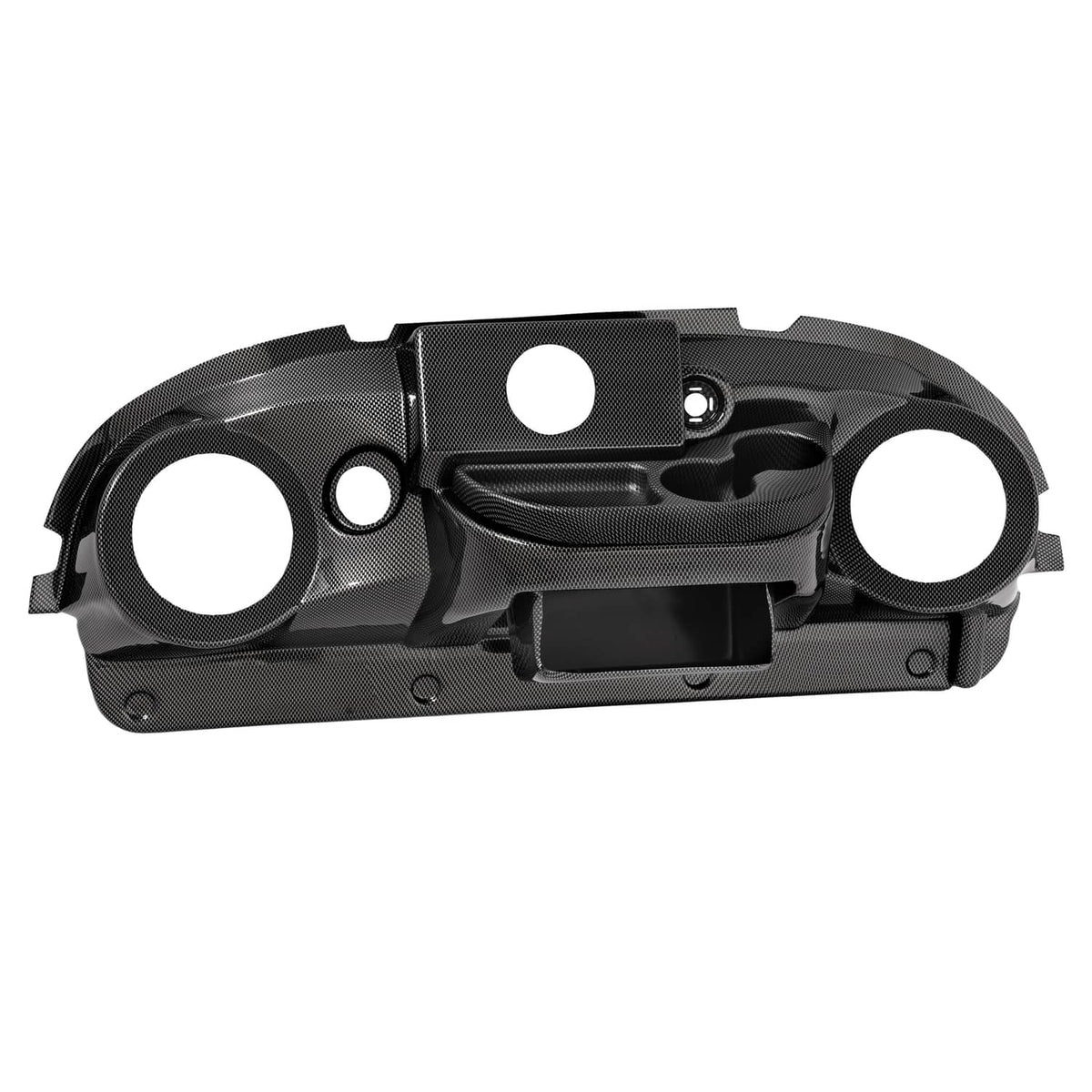 Solidspare Carbon Fiber Style Golf Cart Dashboard Cover For Club Car Precedent Radio Dash
