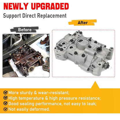 Solidspare Shaft Balance Oil Pump 19 Teeth For 2015-19 Hyundai Sonata Santa Fe Tucson 2.4L