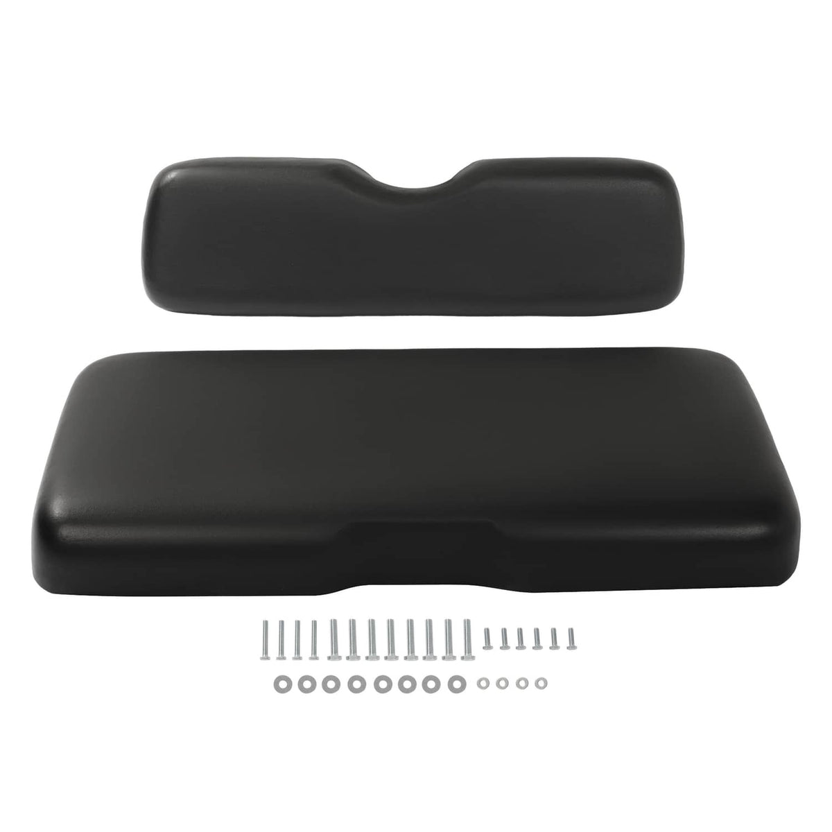 Solidspare Front Seat Bottom and Backrest Kit For EZGO RXV Back Cushion Golf Cart 08+ Model