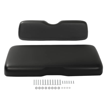 Solidspare Front Seat Bottom and Backrest Kit For EZGO RXV Back Cushion Golf Cart 08+ Model