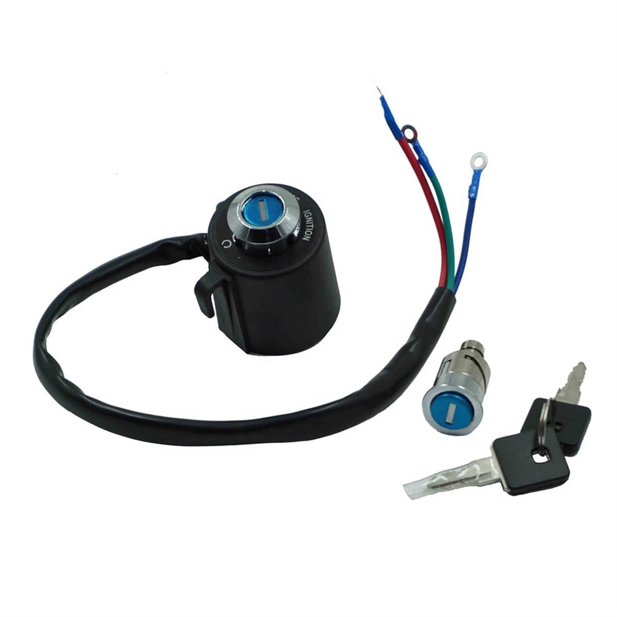 Solidspare Ignition Switch Tail Box Lock Keys For Harley Davidson Sportster 883 XL 883 1200