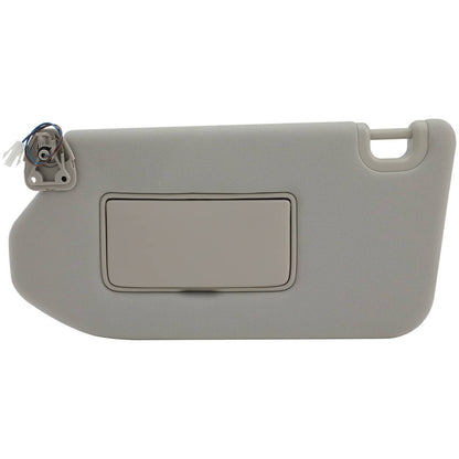 Solidspare Sun Visor With Lamp Left Driver Gray for 2013-2018 Nissan Pathfinder 96401-9PB0A
