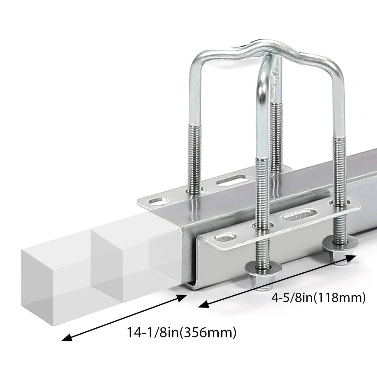 Solidspare Pair 40"/48" Boat Trailer Guide On Post Adjustable For Sailboat fishing ski Boat