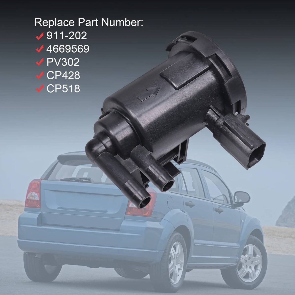 Solidspare Vapor Canister Solenoid Purge Valve For 2003-06 Dodge Ram 1500 2500 3500 4669569