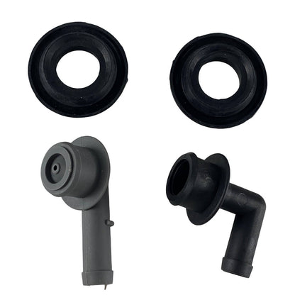 Solidspare 53013360AA PCV CCV VENT VALVE ELBOW GROMMET SET for Jeep Grand Cherokee 4.0L