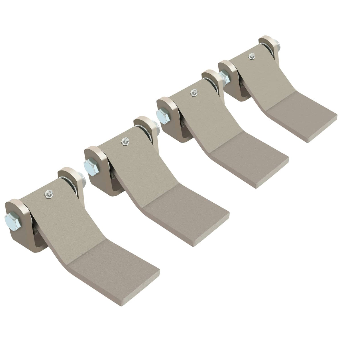 Solid Spare 4 Strap Style Long Leaf Steel Weld On Dump Trailer Door Hinge Greaseable Cargo