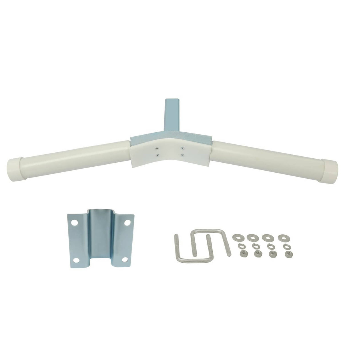 Solidspare Zinc-Plated Boat Trailer PVC Y V Guide On Bow Rest Centering Support Kit