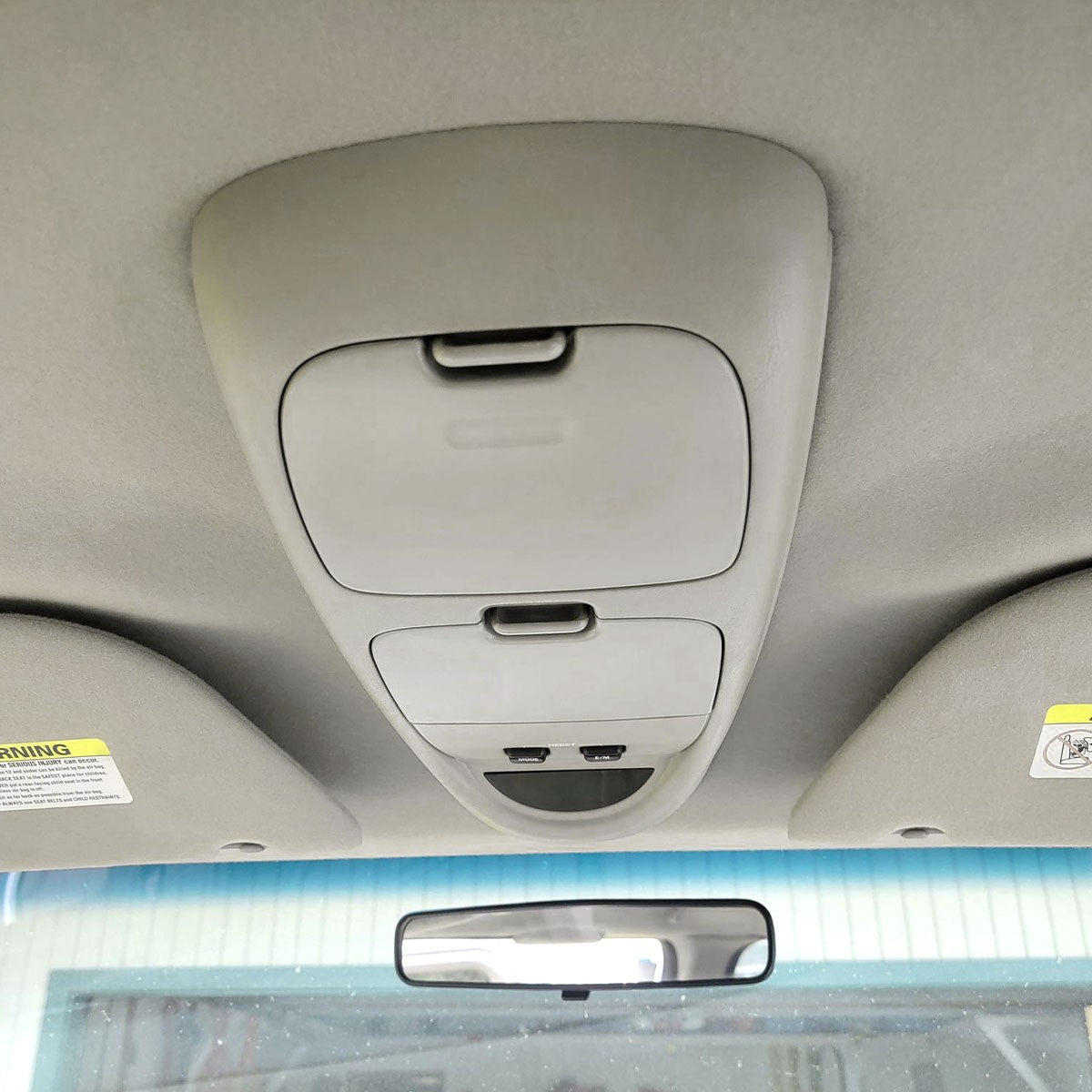 Light Gray Overhead Console For Ford F250 F350 F450 Super Duty Pickup 2002-2004