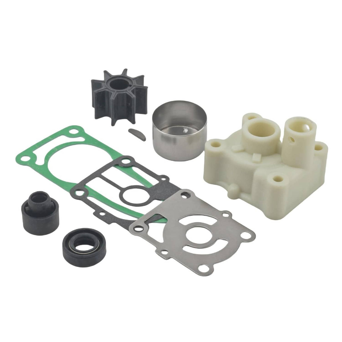 Solid Spare Water Pump Impeller Kit for Mercury Outboard 9.9 10 15 20 HP 4 STROKE 8M0135821