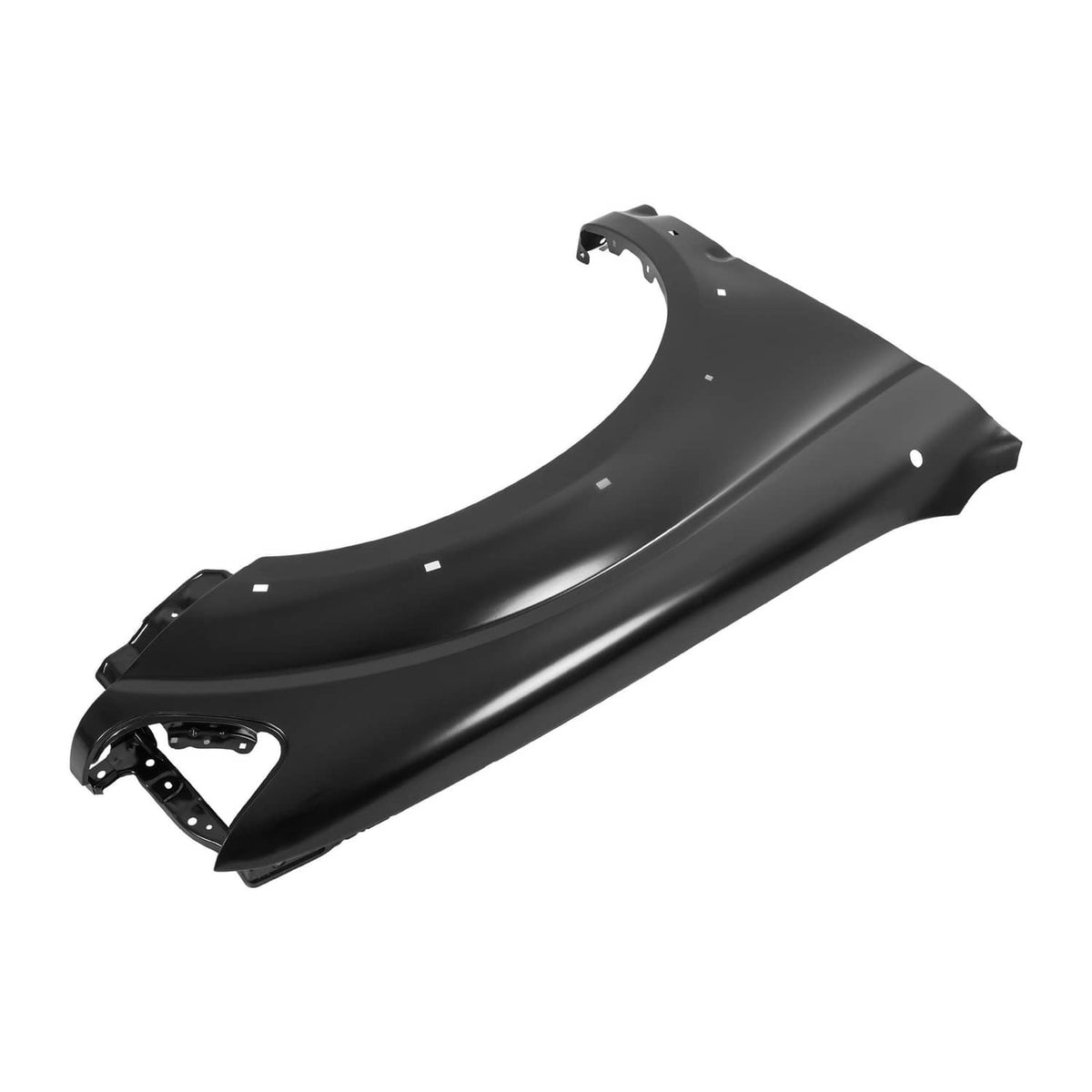 Solid Spare Front Fender For 2001-2004 Toyota Tacoma Passenger Side Black Steel TO1241188