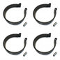 (4 Pack) 4" BRAKE BANDS & PINS for Go Kart Cart Mini Bike ATV Quad Four Wheeler