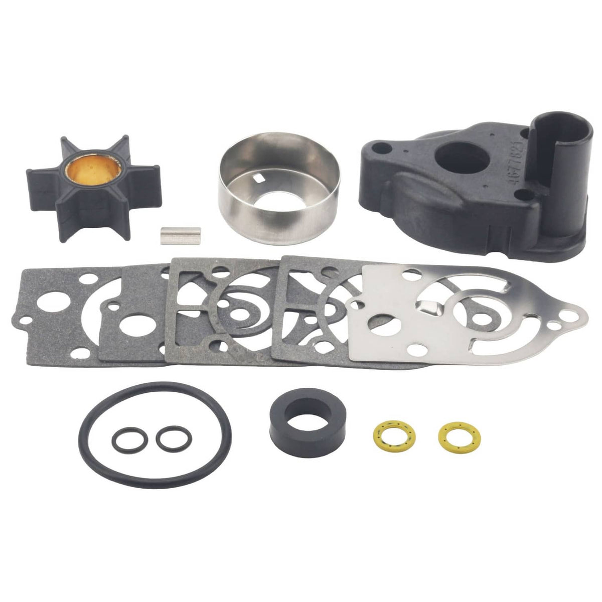 Solid Spare 46-60366A1 Water Pump Impeller Kit for Mercury 30 35 40 50 60 70 HP Outboards