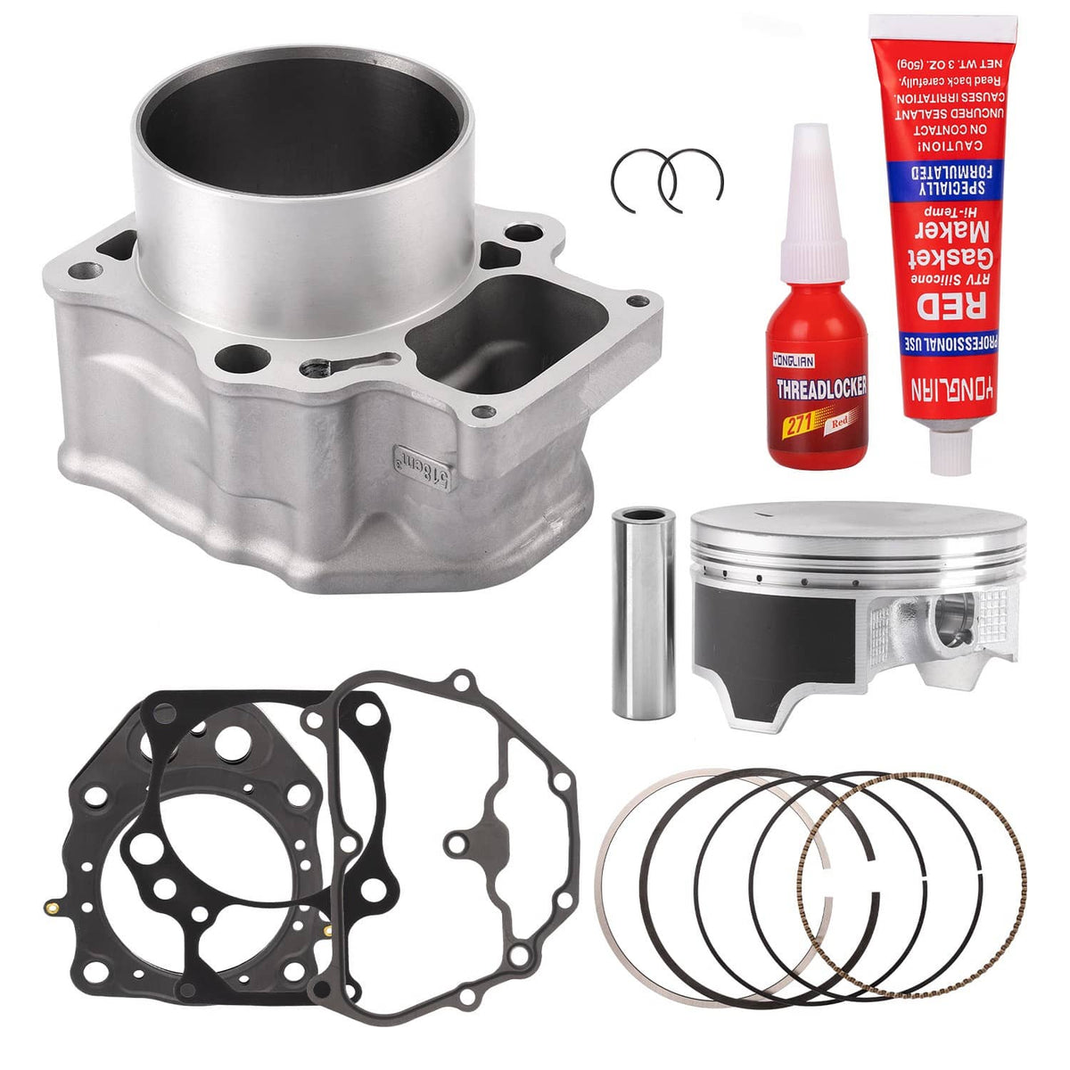 Solidspare TOP END KIT W/ CYLINDER GASKET FOR HONDA TRX 520 FOREMAN RUBICON 2020-2024 2023