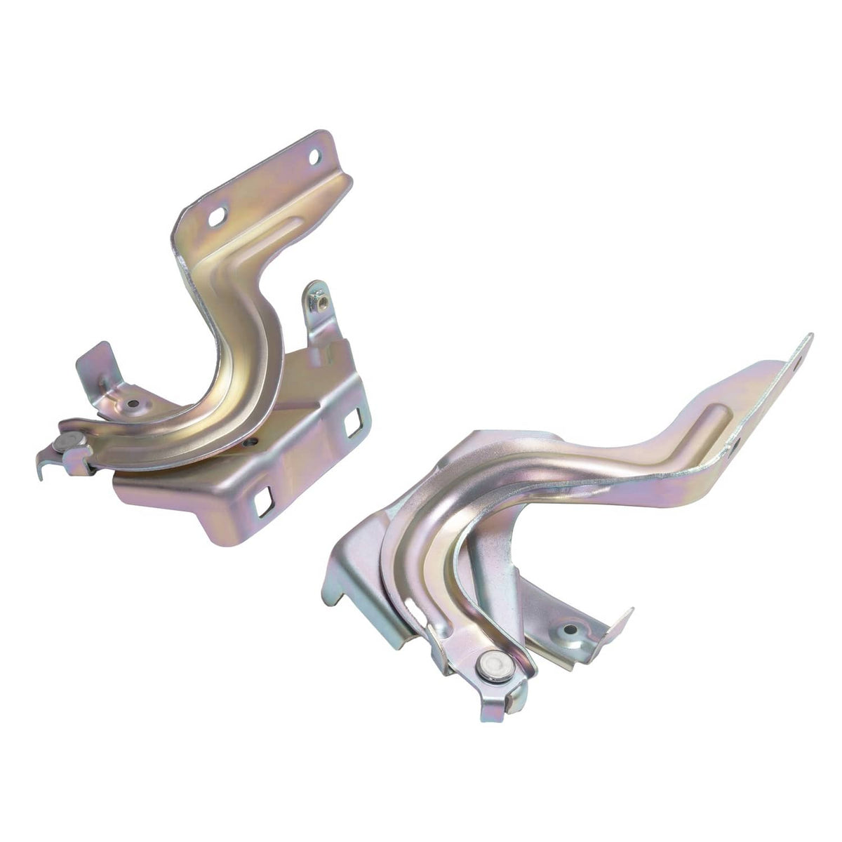 Solid Spare Fits Nissan Kicks 2018-2023 Hood Hinges Galvanized Silvery Left & Right Side