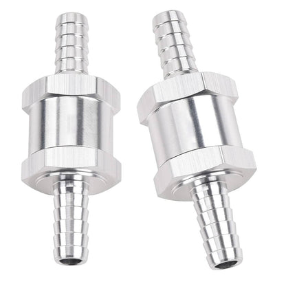 Solidspare 2Pcs 5/16" 8mm Fuel Line One Way Non Return Check Valve Petrol Diesel Oil Water