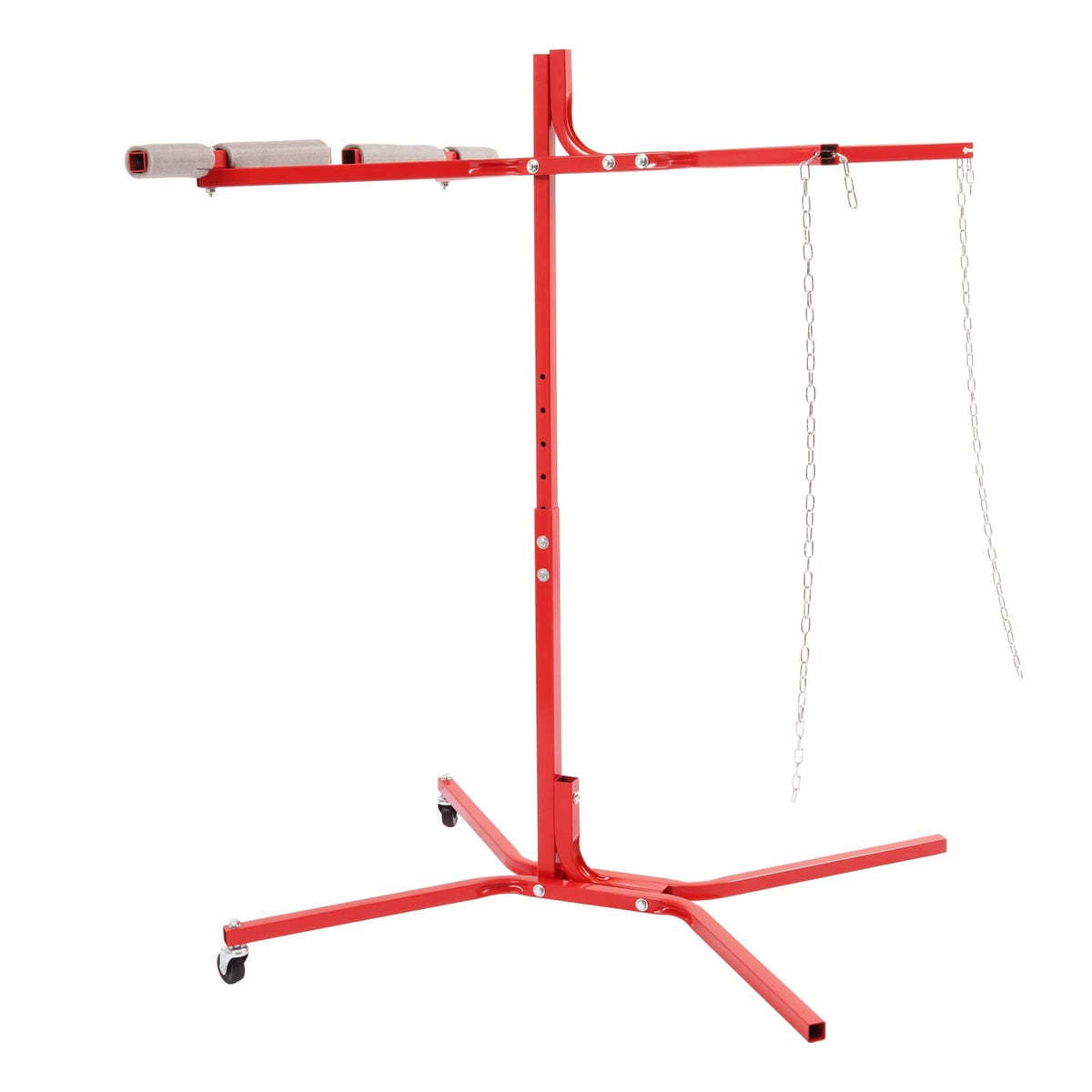 Solid Spare 50'' Bumper Tree Auto Body Door Fender Panel Paint Rack Adjustable Work Stand