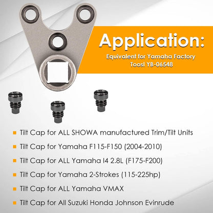 Solidspare Outboard Trim/Tilt Pin Wrench MT0009-35mm x 6mm for Showa Yamaha Suzuki Honda