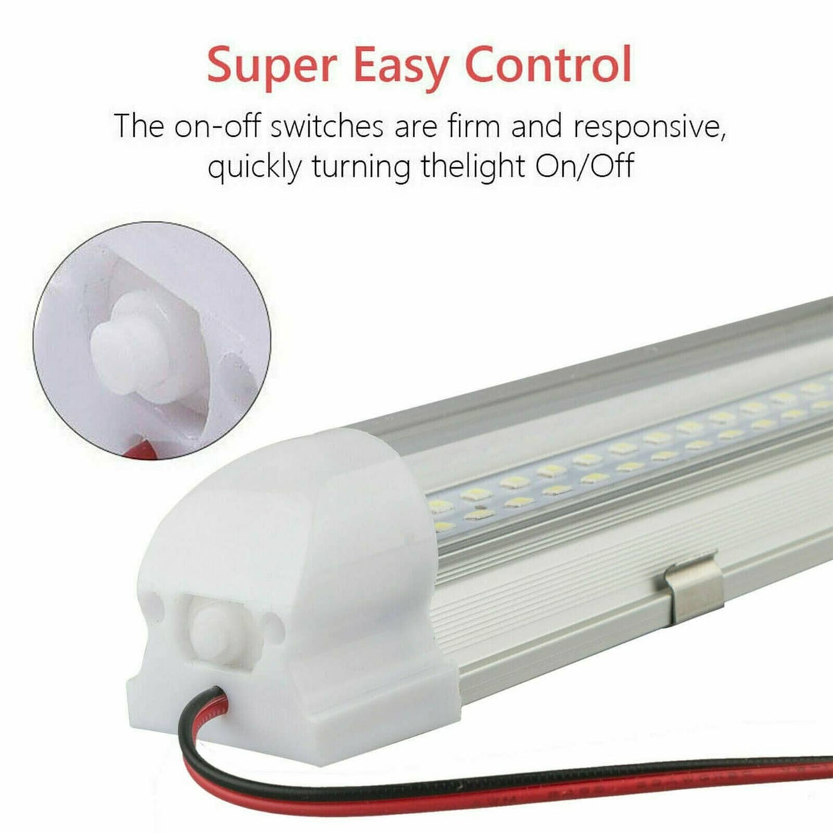 Solidspare 4Pcs 12V 108LED RV Ceiling Dome Light LED Interior Lighting for Trailer Camper