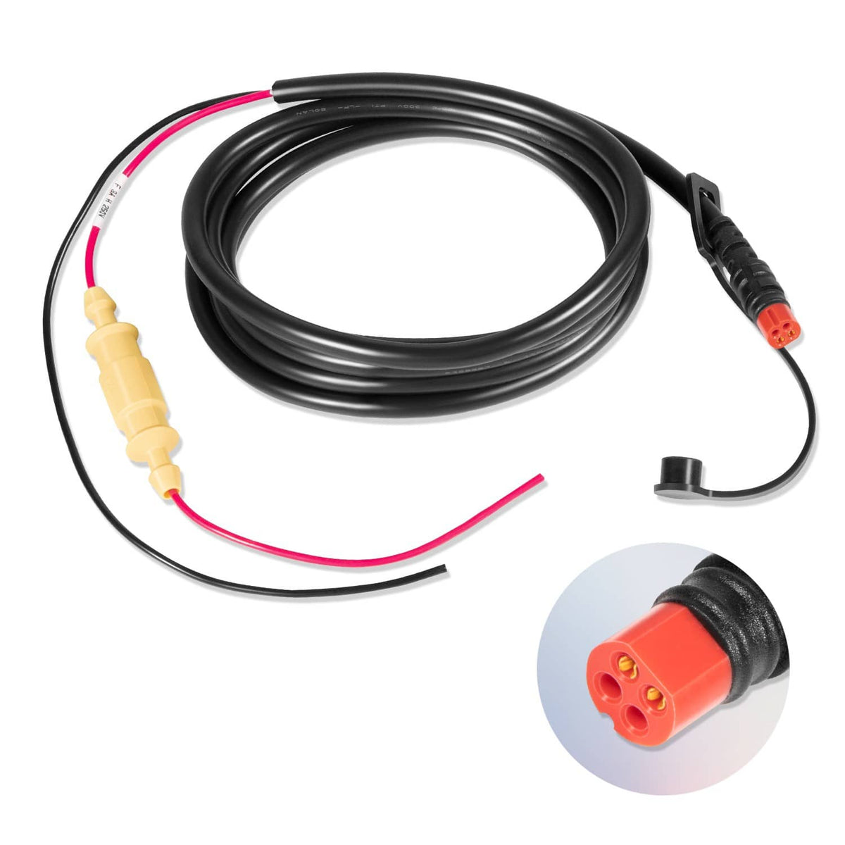 Solidspare Replace for Garmin 010-11678-10 Echo Series Power Cable 6 ft. (1-4/5 m) 4-Pin