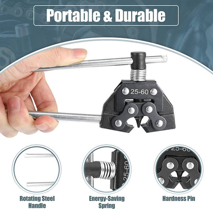 Solidspare Roller Chain Tools Kit 25-60 Chain Detacher Breaker Cutter Tool For Bike / ATV